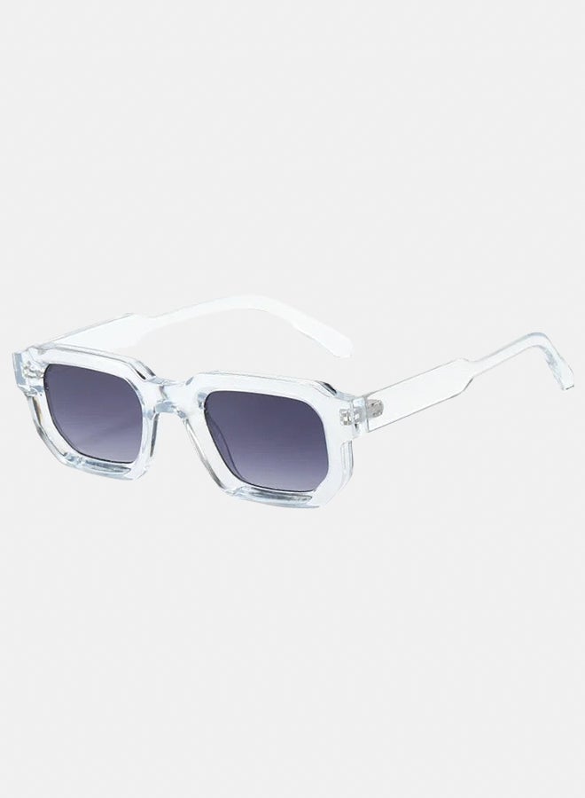 Optix Grey  Full Rim Square Sunglasses